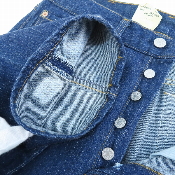 実際に弊社で買取させて頂いたLevi's/リーバイス 90s 501xx 米国製 デニムパンツ/ジーンズ 刻印524 /501-0000/W33L36の画像 4枚目
