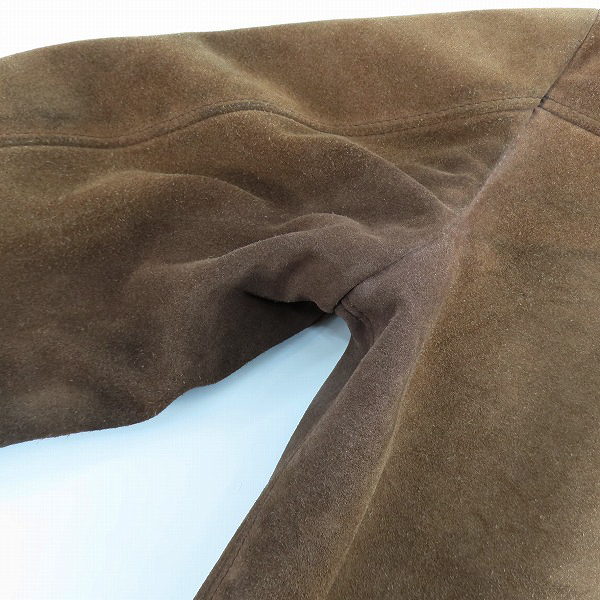 実際に弊社で買取させて頂いたSchott/ショット USA製 Lot5151 スエード レザー ジップアップ ジャケット/ブルゾン /38の画像 8枚目