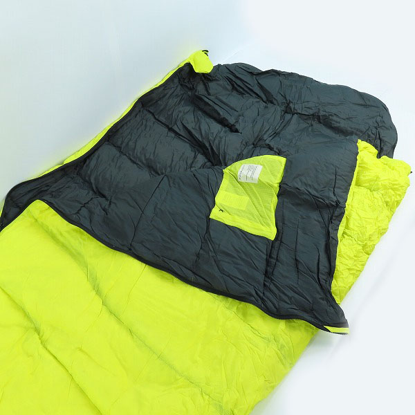 実際に弊社で買取させて頂いた【未使用】MINIMAL WORKS/ミニマルワークス CHAMELEON 500/シュラフ/寝袋 ライム MGSL-CL501-GO0LIの画像 1枚目