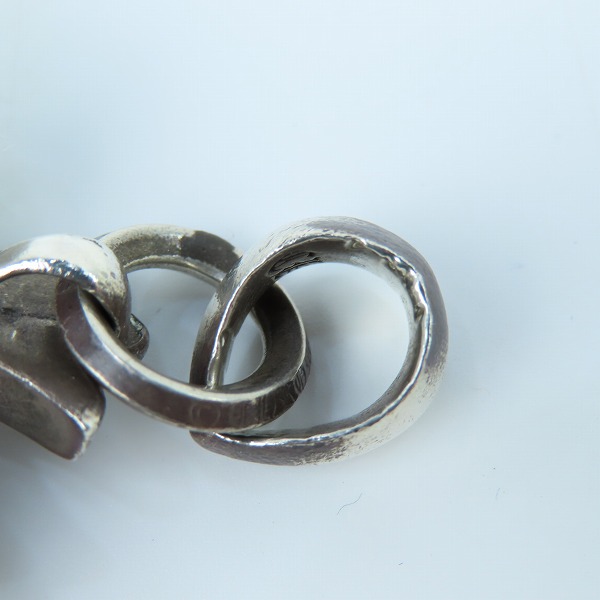 実際に弊社で買取させて頂いたCHROME HEARTS/クロムハーツ スモールCHクロスペンダント アフターダイヤモンド0.28 w/ベイルの画像 9枚目