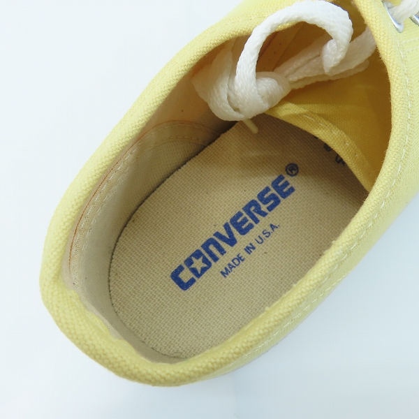 実際に弊社で買取させて頂いたCONVERSE/コンバース JACK PURCELL VELVET OX/ジャックパーセル ベルベット USA製 14373/9の画像 4枚目