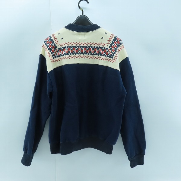 実際に弊社で買取させて頂いた THE FLAT HEAD/フラットヘッド ジップアップ スウェット ネイビー/Ｌ40-42の画像 1枚目