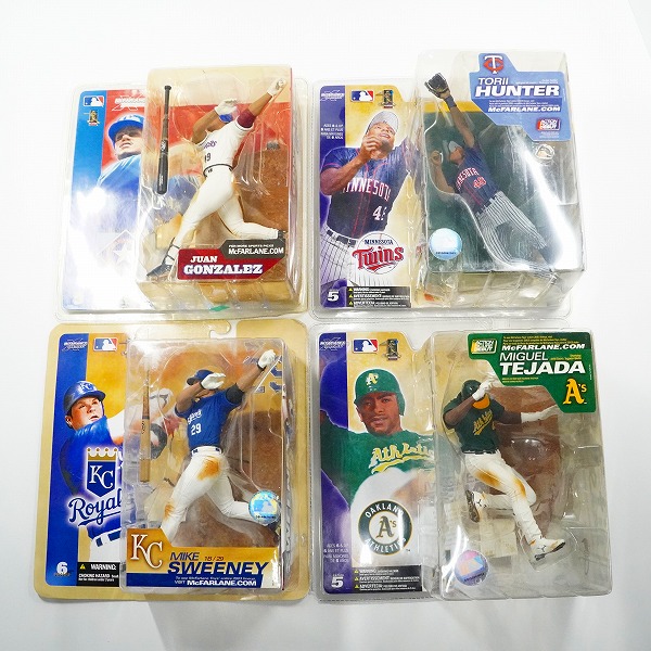 実際に弊社で買取させて頂いた【未開封】McFARLANE TOYS/マクファーレントイズ トリー・ハンター/フアン・ゴンザレス 他 フィギュア 4点セット