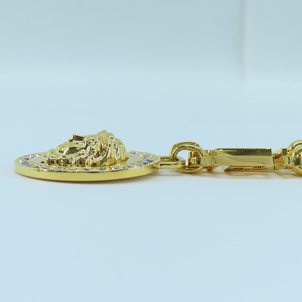 実際に弊社で買取させて頂いたVersace/ヴェルサーチ クリスタル ラ メドゥーサ グレカ ネックレス DG1E009-DJMXの画像 3枚目