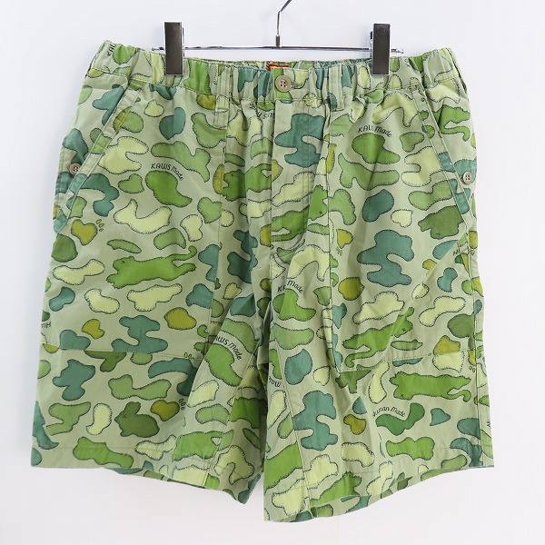 実際に弊社で買取させて頂いたHUMAN MADE×KAWS/ヒューマンメイド×カウズ MADE CAMO SHORTS ショーツ XL