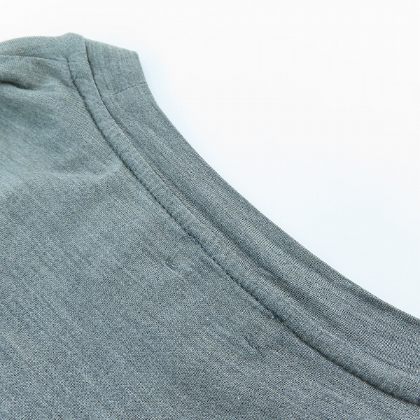 実際に弊社で買取させて頂いたMAATEE&SONS/マーティーアンドサンズ シルク半袖Tシャツ MT1103-0801/3の画像 6枚目