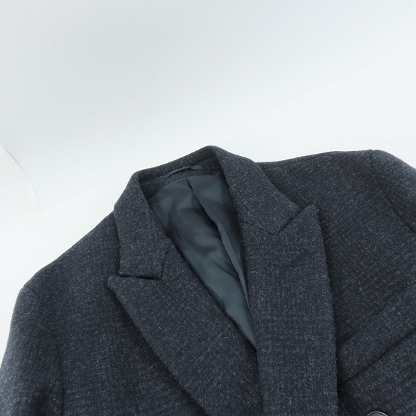 実際に弊社で買取させて頂いたEDIFICE/エディフィス ウール チェスターコート 16-020-300-3021-3-0/XLの画像 5枚目