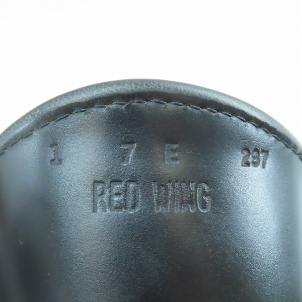 実際に弊社で買取させて頂いたRED WING/レッドウィング 羽タグ PECOS BOOTS/ペコスブーツ ブラック 8169 /7の画像 5枚目