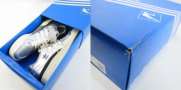 実際に弊社で買取させて頂いたadidas/アディダス Forum Low/フォーラムロー "atmos Metallic Pack" GV9224/28.5の画像 8枚目