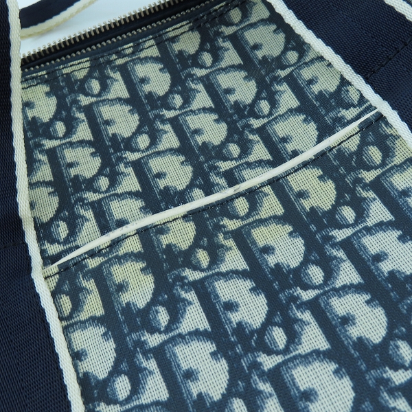 実際に弊社で買取させて頂いたChristian Dior/クリスチャンディオール トロッター柄 ミニボストンバッグ ハンドバッグ ナンバー2の画像 9枚目