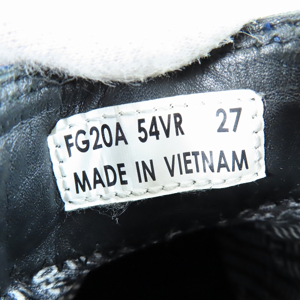 実際に弊社で買取させて頂いたREGAL/リーガル ゴアテックス サイドゴアブーツ ブルー カモフラ/27.0の画像 5枚目