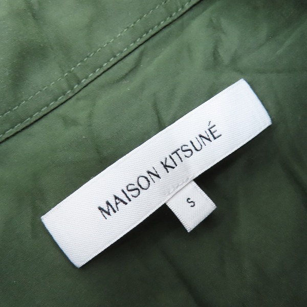 実際に弊社で買取させて頂いたMAISON KITSUNE/メゾンキツネ 長袖レギュラーカラーシャツ LM00403WC0030/Sの画像 2枚目