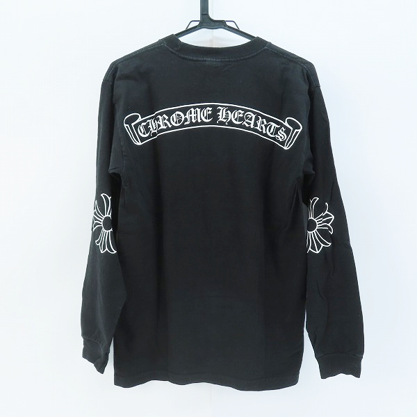 実際に弊社で買取させて頂いた【JPタグ】CHROME HEARTS/クロムハーツ ダガー/フレア 長袖 プリント Tシャツ/Mの画像 1枚目