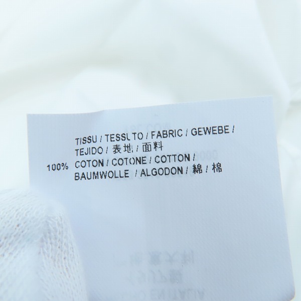 実際に弊社で買取させて頂いた(2)【未使用】SAINT LAURENT/サンローラン 17SS コットン ドレスシャツ 347342 YM16Q/36の画像 5枚目