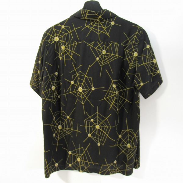 実際に弊社で買取させて頂いたWACKO MARIA/ワコマリア 半袖 オープンシャツ アトミックスパイダー/Mの画像 1枚目