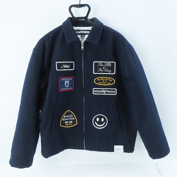 実際に弊社で買取させて頂いたNEIGHBORHOOD/ネイバーフッド ロゴ パッチ 刺繍 ブルゾン/ジップアップジャケット 232SPNH-JKM02/L