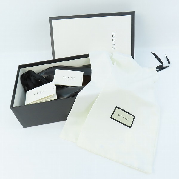 実際に弊社で買取させて頂いたGUCCI/グッチ ヨルダーン レザーホースビットローファー 404069 /38の画像 9枚目