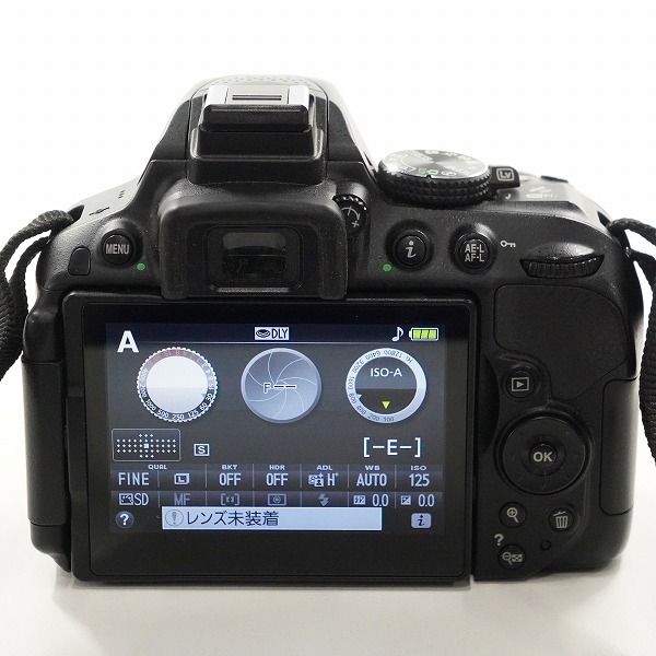 実際に弊社で買取させて頂いたNikon/ニコン D5300 デジタル一眼レフカメラ ボディ 簡易動作確認済みの画像 4枚目