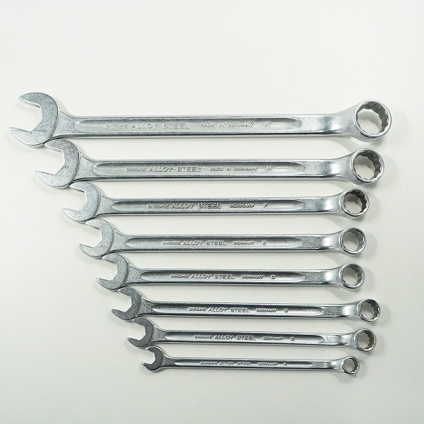 実際に弊社で買取させて頂いたSTAHLWILLE/スタビレー OPEN BOX 15 コンビネーションレンチ 8点セットの画像 1枚目