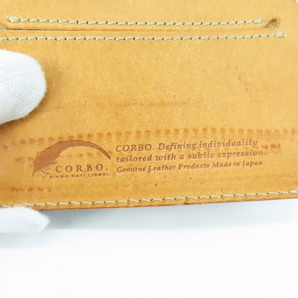 実際に弊社で買取させて頂いたCORBO/コルボ 三つ折り財布/ウォレットの画像 5枚目