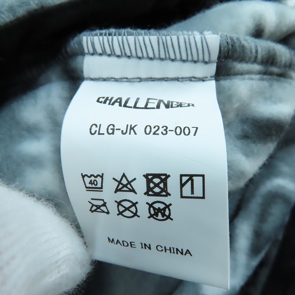 実際に弊社で買取させて頂いた【未使用】 CHALLENGER/チャレンジャー BANDANA FLEECE JACKET フリースジャケット CLG-JK 023-007/Lの画像 4枚目