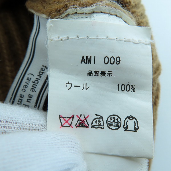 実際に弊社で買取させて頂いたAMI Alexandre Mattiussi/アミアレクサンドルマテュッシ クルーネックニットセーター XSの画像 4枚目