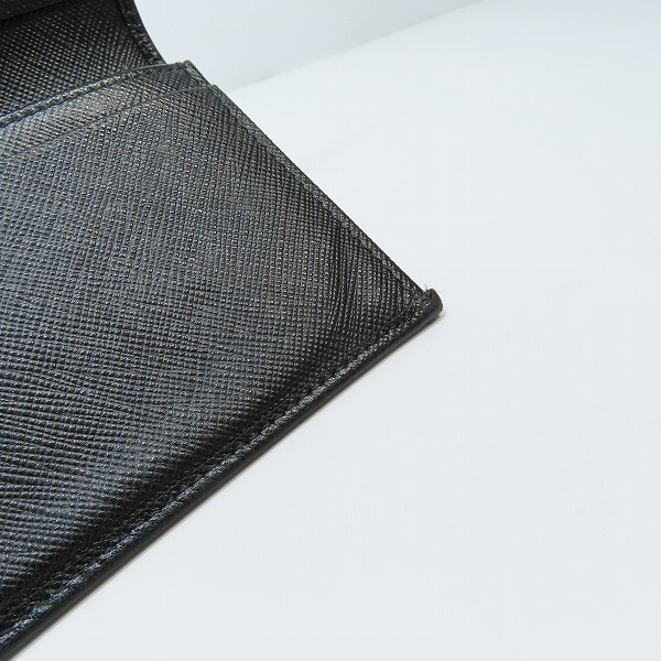 実際に弊社で買取させて頂いたPRADA/プラダ サフィアーノレザー 二つ折り長財布/ロングウォレットの画像 7枚目