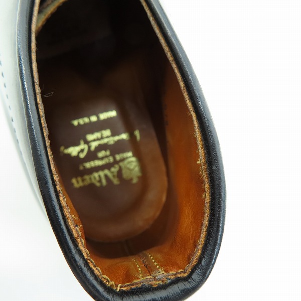 実際に弊社で買取させて頂いたALDEN×International Gallery BEAMS/オールデン ビームス別注 コードバン チャッカ ブーツ/レザー シューズ 1340/7.5Dの画像 4枚目