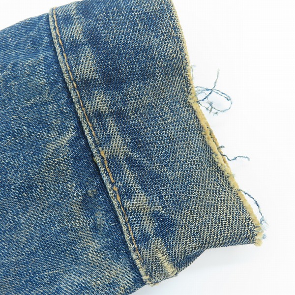 実際に弊社で買取させて頂いたLEVI'S/リーバイス ヴィンテージ ビッグE/ボタン裏刻印D デニムジャケット/Gジャンの画像 8枚目