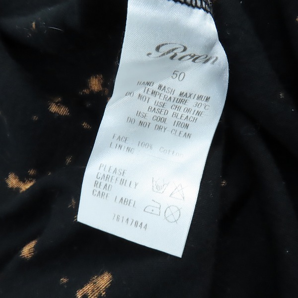 実際に弊社で買取させて頂いたRoen×Disney/ロエン×ディズニー クラッシュミッキー 7分袖 カットソー 76147044 /50の画像 4枚目