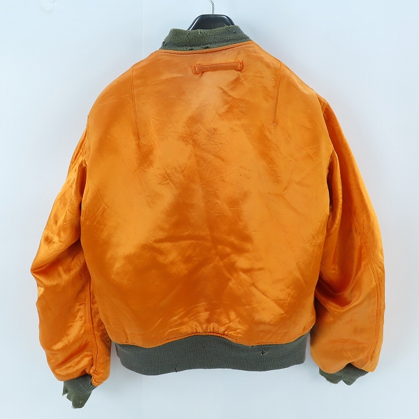 実際に弊社で買取させて頂いたUS ARMY/米軍実物 ALPHA INDUSTRIES社製/1972年製/70S/ヴィンテージ L-2Bジャケット Mの画像 3枚目