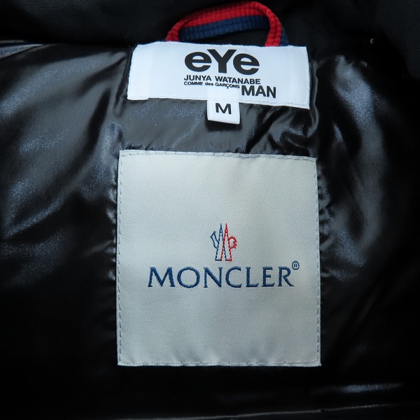 実際に弊社で買取させて頂いたeYe COMME des GARCONS JUNYA WATANABE MAN×MONCLER/ジュンヤワタナベ×モンクレール ダウンベスト WB-J113/AD2008/Mの画像 2枚目