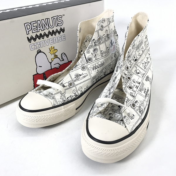 実際に弊社で買取させて頂いたCONVERSE/コンバース オールスター ピーナッツ スヌーピー  ハイカットスニーカー 1SD795/27.5