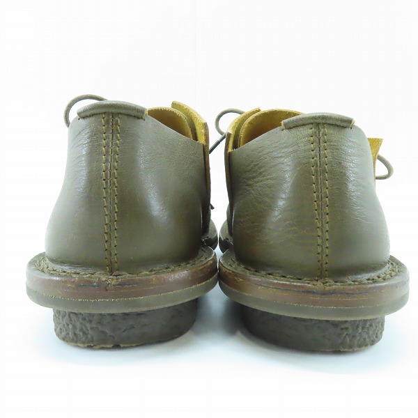 実際に弊社で買取させて頂いたTrippen/トリッペン レザーレースアップシューズ/カーキ系の画像 1枚目