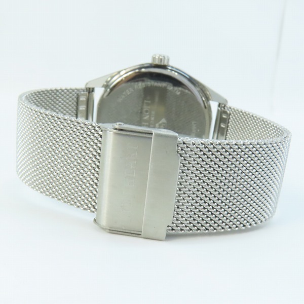 実際に弊社で買取させて頂いたLION HEAT/ライオンハート メタルバンド 腕時計 LHW103【動作未確認】の画像 2枚目