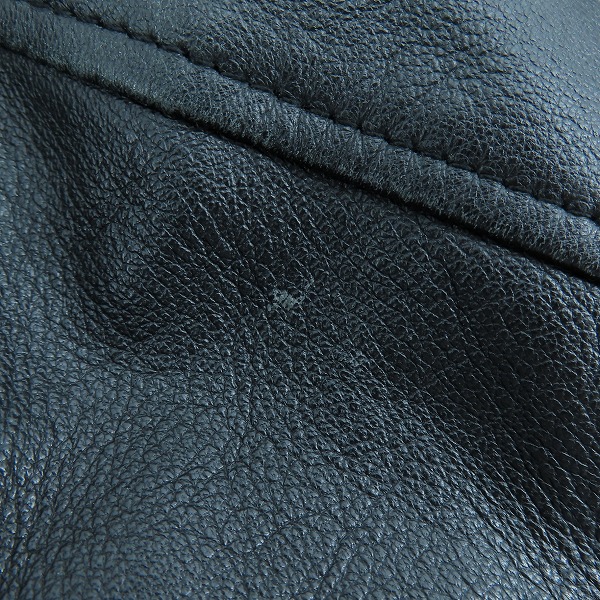 実際に弊社で買取させて頂いたURBAN RESEARCH/アーバンリサーチ メルトン ラムレザースタジャン/ブラック/UM13-HN08001/Mの画像 5枚目