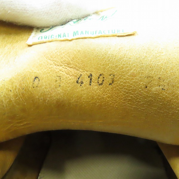 実際に弊社で買取させて頂いたTHE FLAT HEAD×DANNER/ザフラットヘッド×ダナー 4103 /7.5の画像 6枚目