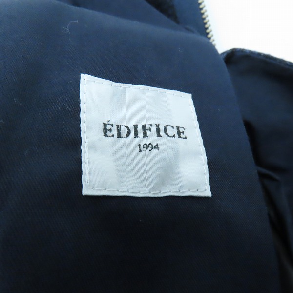 実際に弊社で買取させて頂いたEDIFICE/エディフィス チェック柄スラックスパンツ 20-030-300-1001-4-0/Sの画像 3枚目