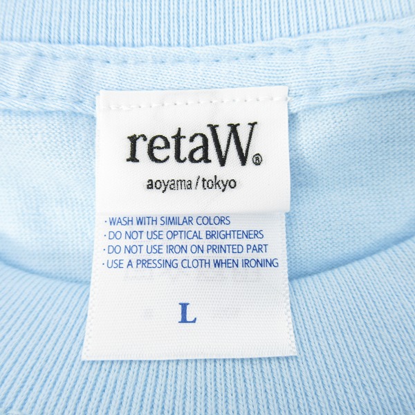 実際に弊社で買取させて頂いたretaW×FRAGMENT design/リトゥ×フラグメントデザイン プリント半袖Tシャツ/Lの画像 2枚目
