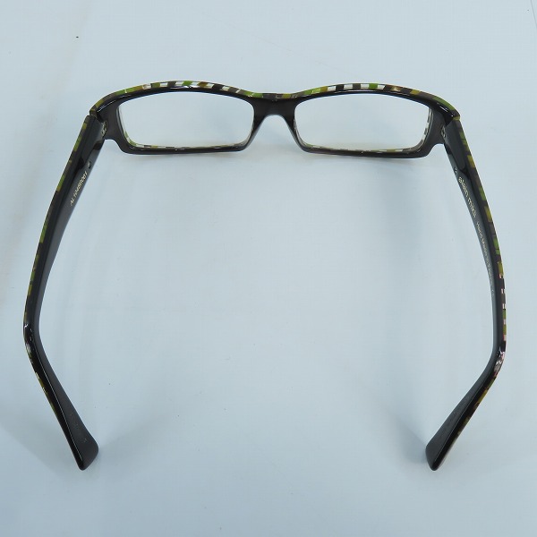 実際に弊社で買取させて頂いたalain mikli/アランミクリ ステンドグラス柄 アイウェア/メガネフレーム AL1048B061の画像 2枚目