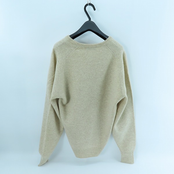 実際に弊社で買取させて頂いたBurberrys/バーバリー スコットランド製 ウール Vネック ニット/セーター 40の画像 1枚目