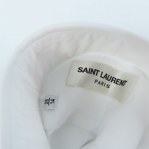 実際に弊社で買取させて頂いた【未使用/JPタグ】SAINT LAURENT/サンローラン 長袖シャツ 509444 Y216W/36の画像 2枚目