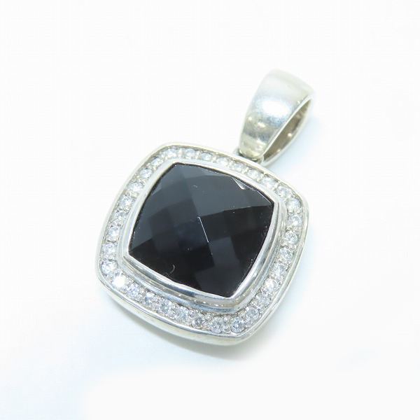 実際に弊社で買取させて頂いたJustin Davis/ジャスティンデイビス M.tsペンダントwダイヤ/オニキス SPJ152