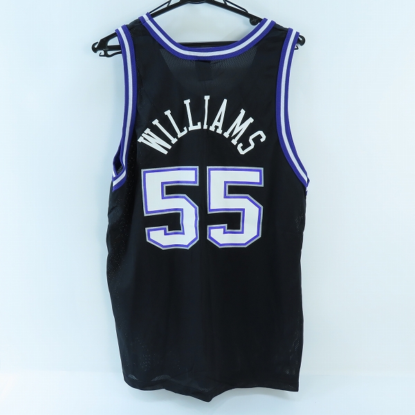 実際に弊社で買取させて頂いたChampion/チャンピオン NBA KINGS/キングス ユニフォーム/ゲームシャツ #55 ウィリアムズ/Mの画像 1枚目