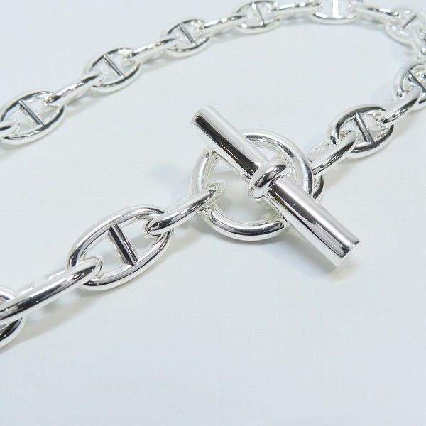 実際に弊社で買取させて頂いたHERMES/エルメス シェーヌダンクルGM 29リンク ネックレス の画像 2枚目