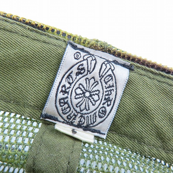 実際に弊社で買取させて頂いたCHROME HEARTS/クロムハーツ TRUCKER CAP/カモフラ/迷彩 CHクロスボタン トラッカー メッシュキャップ/4の画像 5枚目