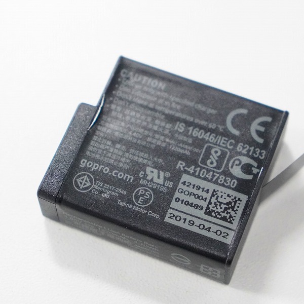 実際に弊社で買取させて頂いたGoPro/ゴープロ HERO 7 Black アクションカメラ デジタルビデオカメラ 簡易動作確認済みの画像 8枚目