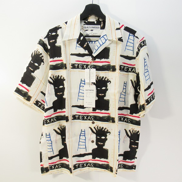 実際に弊社で買取させて頂いた【未使用】WACKO MARIA×JEAN-MICHEL BASQUIAT/ワコマリア バスキア S/S HAWAIIAN SHIRT ハワイアンシャツ/S