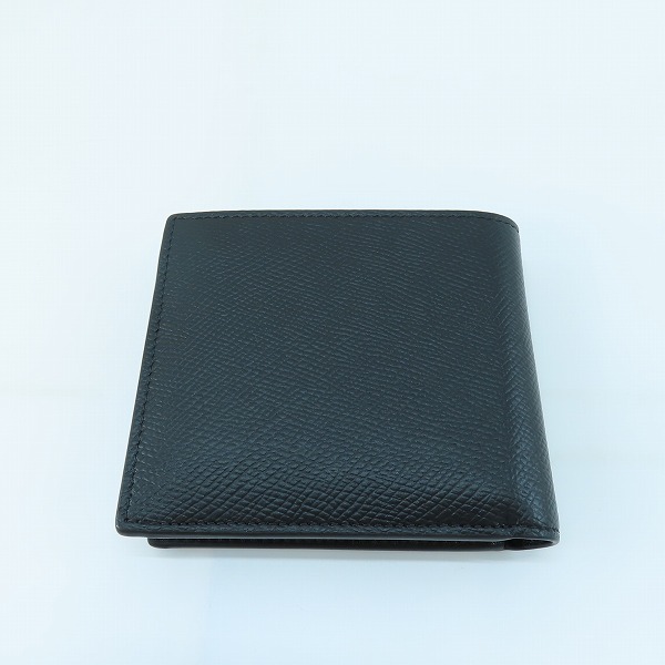 実際に弊社で買取させて頂いたCELINE/セリーヌ グレインドカーフスキン バイフォールドウォレット/二つ折り財布 BLACK 10C87-3BEN-38SIの画像 1枚目