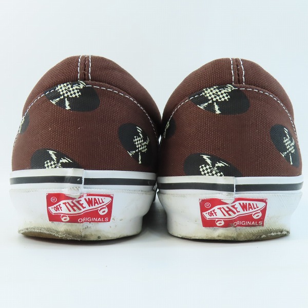 実際に弊社で買取させて頂いたVANS×WACKO MARIA/バンズ×ワコマリア Og Classic Slip-ON/クラシック スリッポン レコード柄/29.5の画像 1枚目